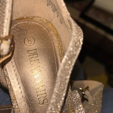 Gold Wedding Shoes Size 6 Never Worn