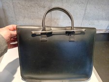 Vintage leather satchel - lg,
