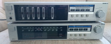 Fisher stereo amplifier and semi integrated radio, 1980's.