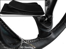 BLACK REAL LEATHER STEERING