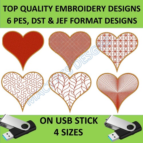Heart applique embroidery - heart,