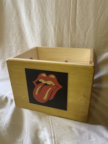 Wooden record box 120 - record, 7”