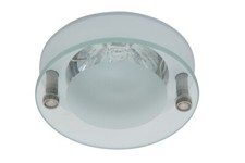 Ceiling Lights Round GU10 White Drop Glass Downlight Spot 240v Lighting Home