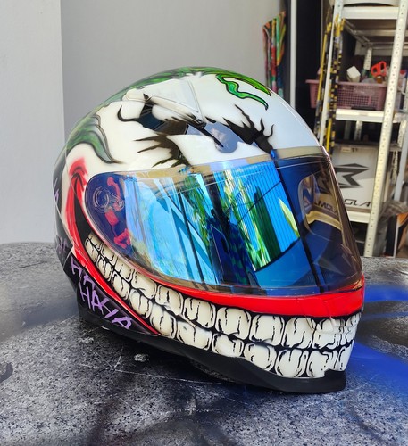Custom airbrushed motorcycle - custom,