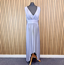 Biba Maxi Dress 16 Silver