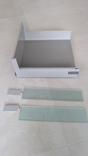 Kitchen Pan Drawer 600mm wide units, glass sides, for IN-FRAME units.Ultima/Blum