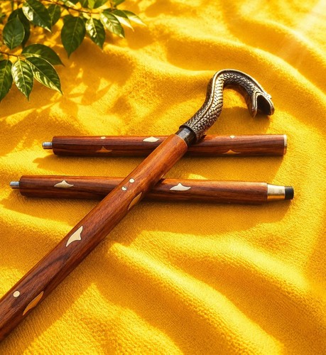 Snake handle walking cane - handle,
