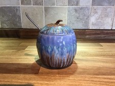 Shelley Harmony Dripware Preserve Pot.