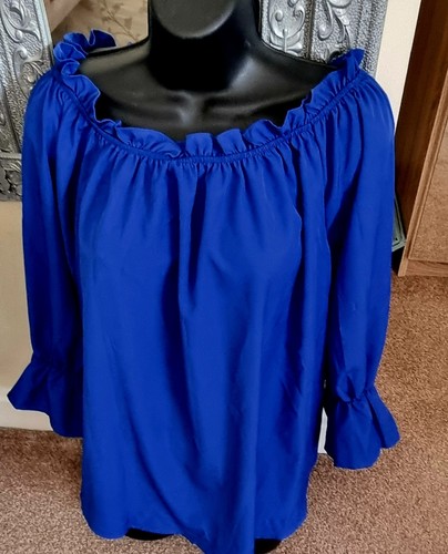 Cobalt blue gypsy top size - ,