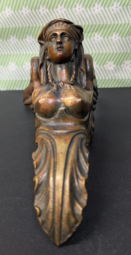 Antique gilt bronze winged - antique,