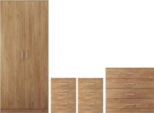 Dakota Oak 2 Door Wardrobe 4