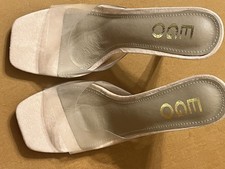 Clear Strap Nude Heeled