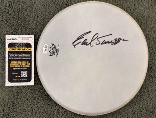 Earl scruggs signed remo - 11",