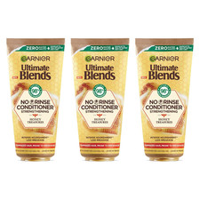 Garnier Honey Treasures No-Rinse Conditioner for Damaged Hair 200ml - Pack of 3