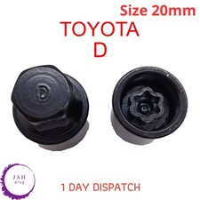 LETTER D WHEEL NUT LOCKING SECURITY BOLT MASTER KEY SOCKET, WNLK FOR TOYOTA 20mm