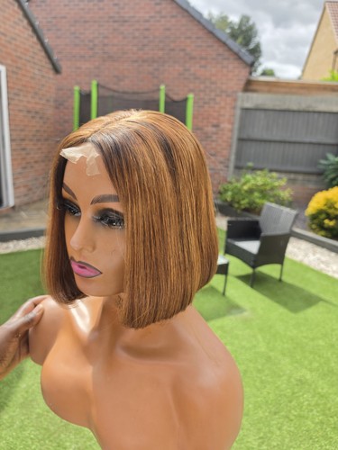 10inch 4x4 closure wig human - 4x4,