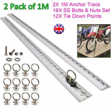 2X 1M Cargo Track Rails Rear