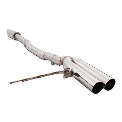 Stainless cat back shotgun - stainless,