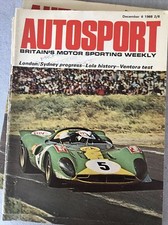 Autosport 6 December 1968 Lola