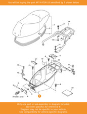 YAMAHA Box 1, 4P7-F473R-10 OEM