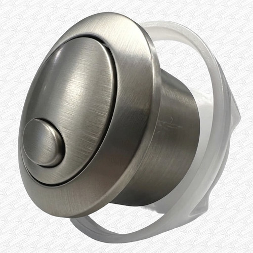 Brushed nickel finish toilet - brushed,