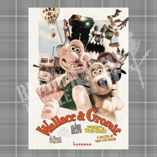 Wallace and gromit poster - wallace,