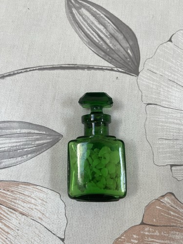 Vintage smelling salts glass