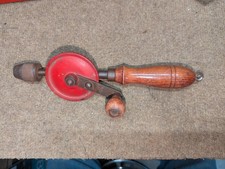 Vintage Hand Crank Drill Made