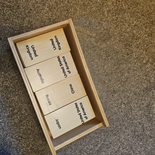Wooden domino educational - wooden,