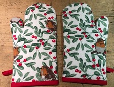 2 x Single Oven Glove Mitt