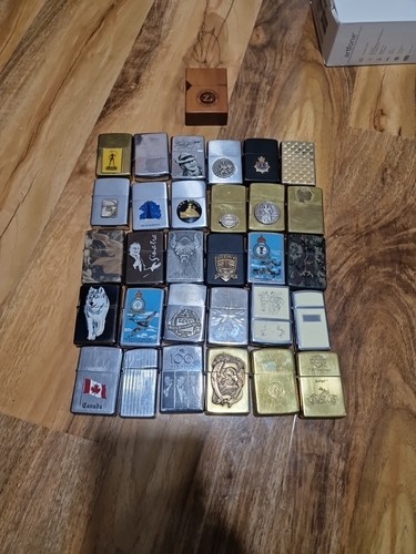 Zippo lighters job lot 31 - ,