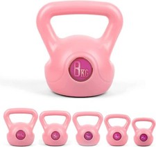 Pink Vinyl Kettlebell Weight