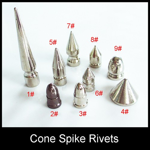Cone spike rivets punk - spike,