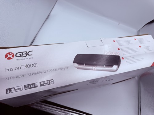 New gbc fusion 3000l laminator - gbc,