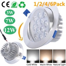 3W 7W 12W Recessed LED Ceiling