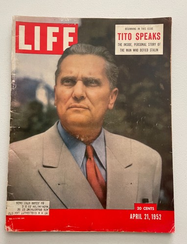 Life magazine tito speaks - tito,