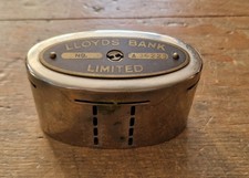 Vintage lloyds bank money box - lloyds,