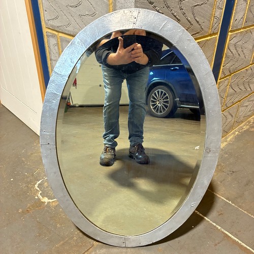 Mirror large rustic - large, metal