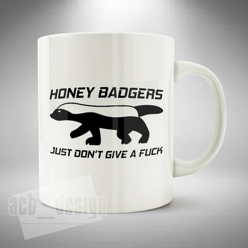 Honey badger mug - honey, /