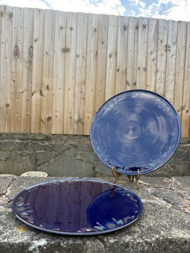 Pair large round denby navy - denby,