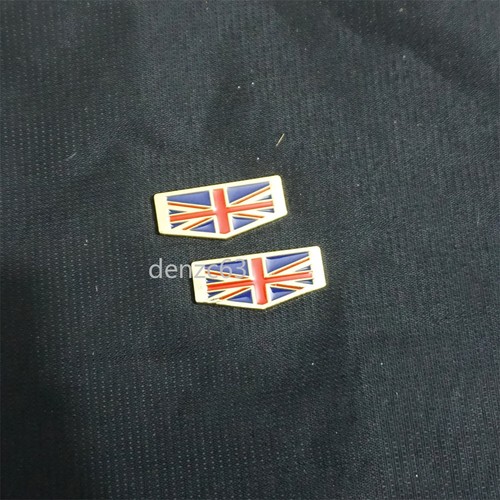 Chrome gold flag metal - flag,