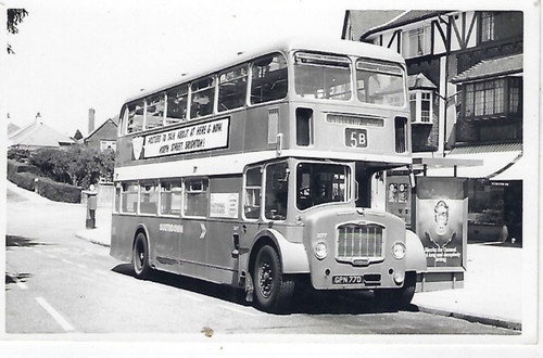 Bus photo gpn77d southdown - bus,