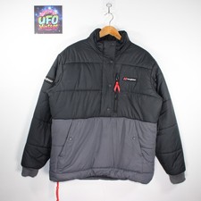 Berghaus Selapass Insulated Jacket Pullover Half Zip Black Grey Mens Large