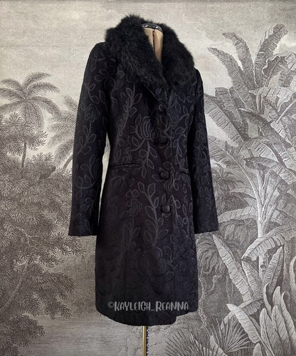 Rare vintage giacca black coat - rare,