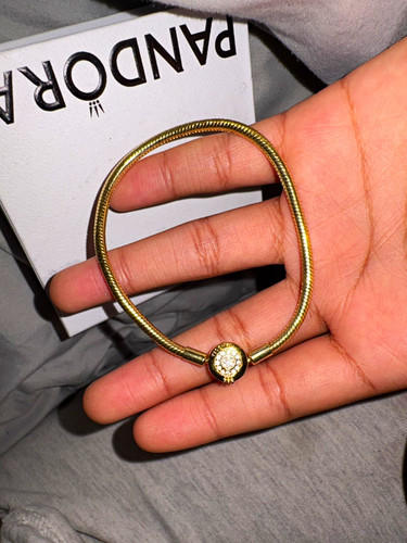 Pandora gold snake chain - gold,