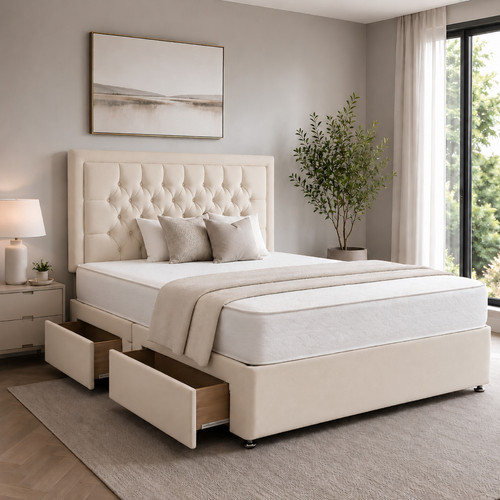 Premium plush divan bed set - divan,