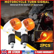 2Pcs Motorcycle Amber LED Turn