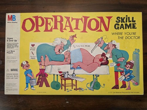 1965 operation game milton - game, by