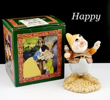 Royal Doulton Snow White & The Seven Dwarfs Figure Happy SW12 Mint in Box