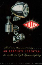 Vintage miller cycle dynamo - cycle,